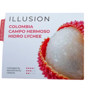 Лімітована кава в зернах під фільтр Illusion Colombia Campo hermoso Hyrdo Lychee 125г