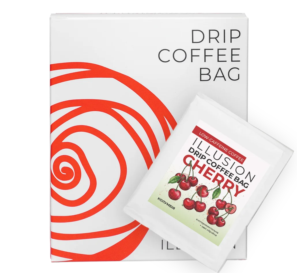 Кава в дріпах Cherry Low Caffeeine | Illusion