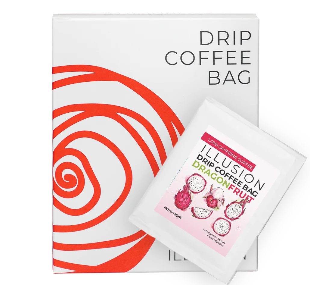 Кава в дріпах Dragon Fruit Low Caffeeine | Illusion