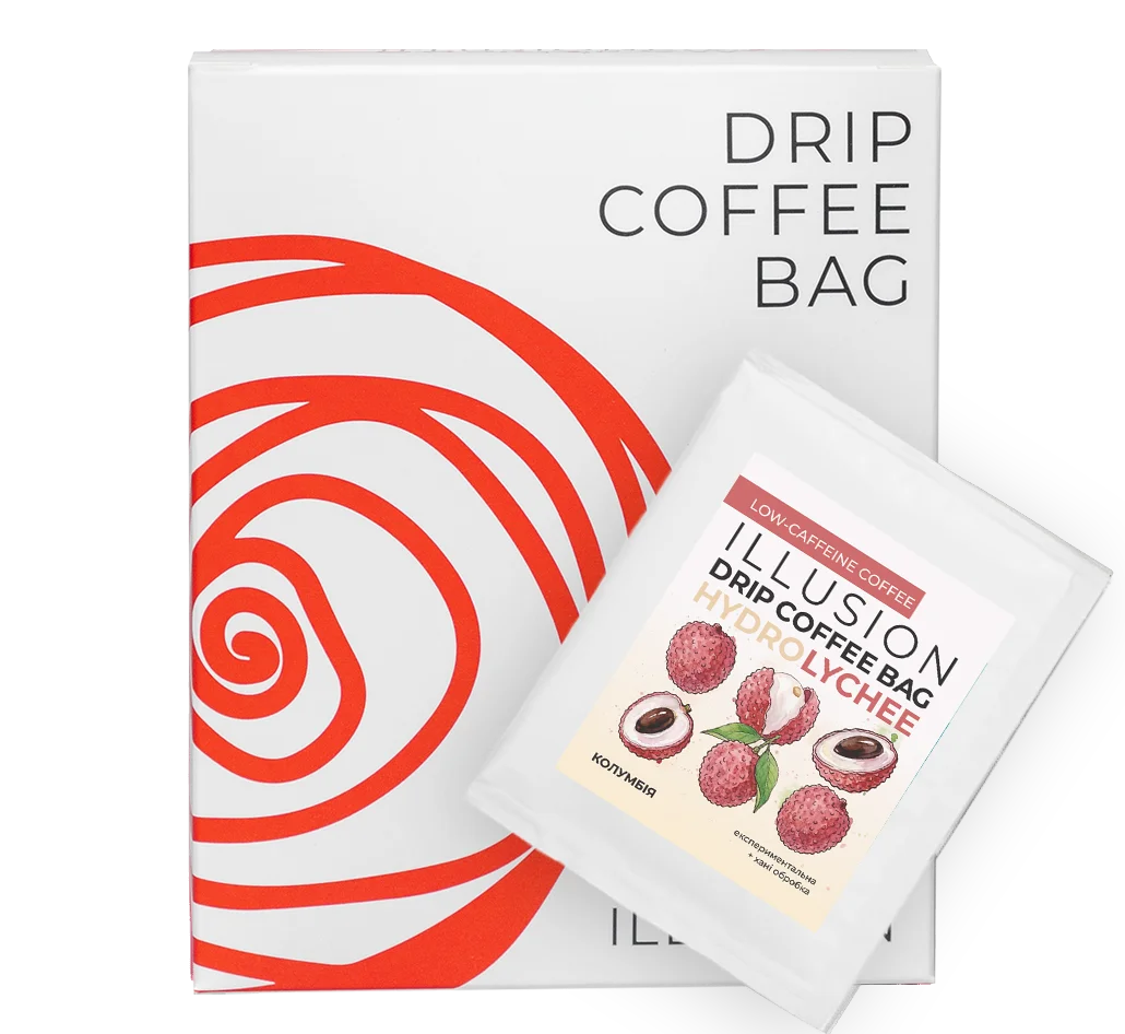 Кава в дріпах Hydrolychee Low Caffeeine | Illusion
