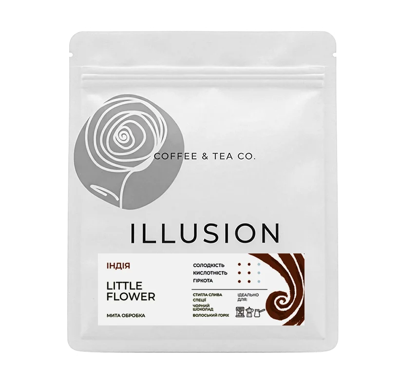 Кава в зернах India Little Flower 250г | Illusion